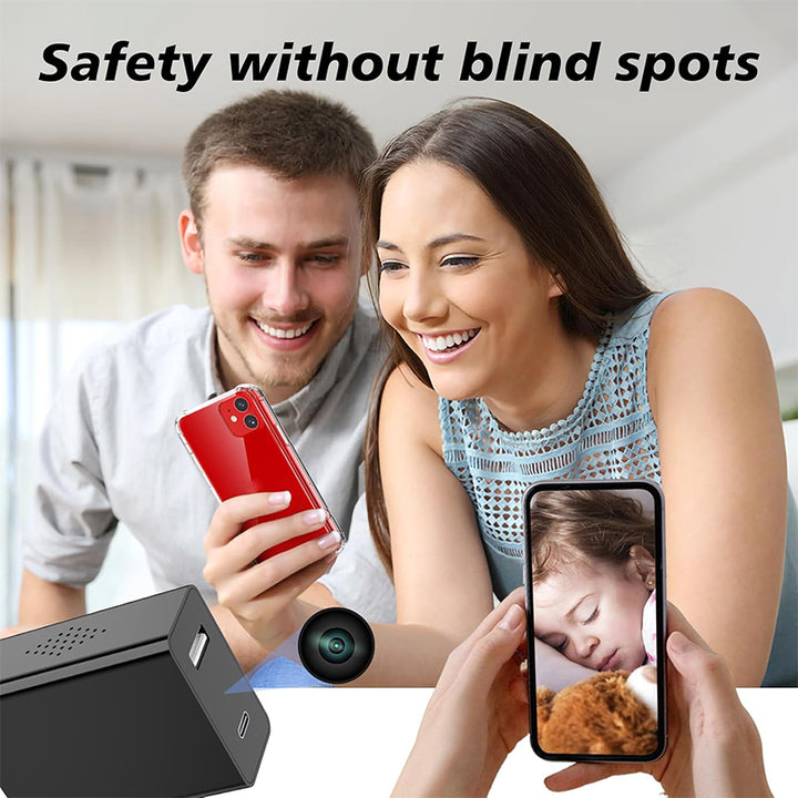 Only3C Hidden WiFi Camera Charger – 1080P Mini Spy Cam with USB & Night Vision 