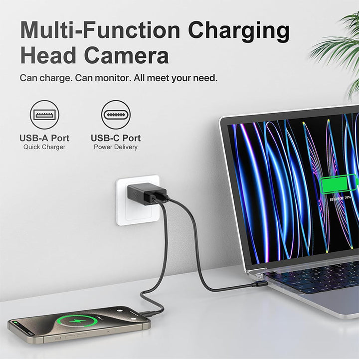 Only3C Hidden WiFi Camera Charger – 1080P Mini Spy Cam with USB & Night Vision 