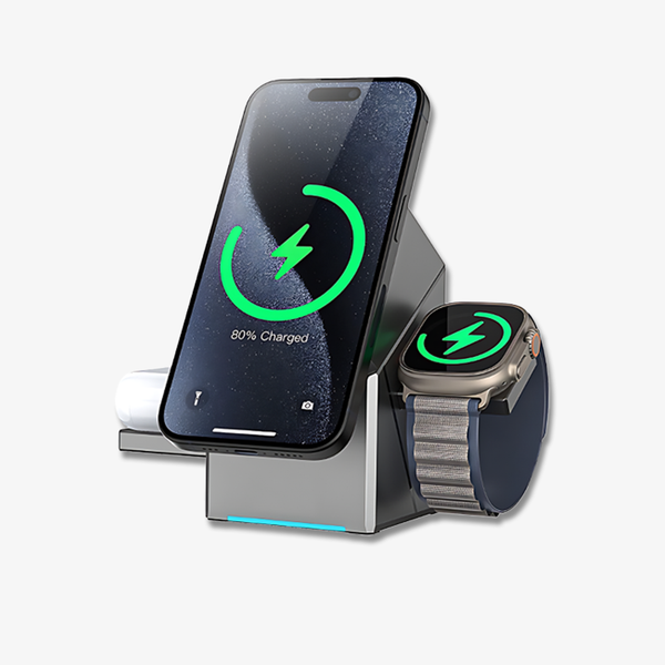 ONLY3C 3-in-1 Wireless Charging Station