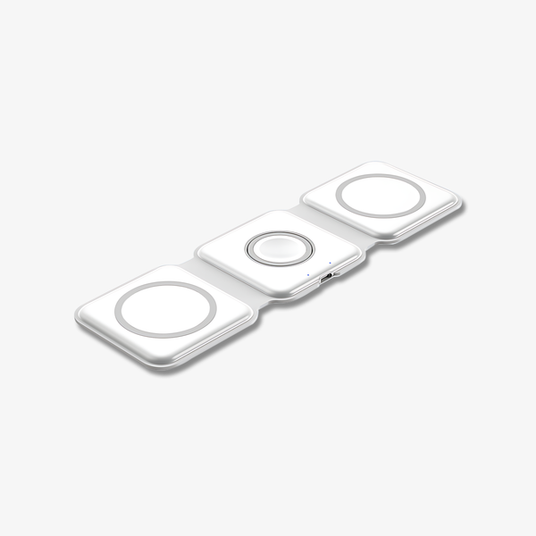 3-in-1 Magnetic Charging Station – iPhone, AirPods & Apple Watch