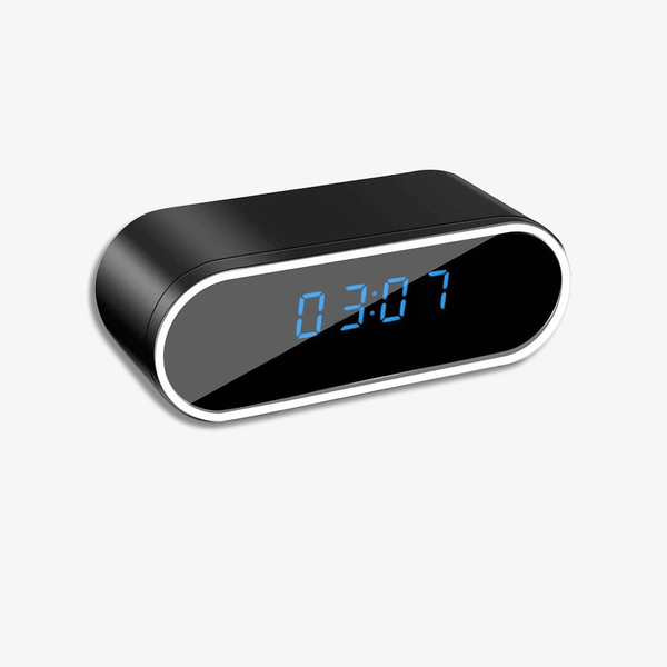 Hidden Camera Clock – 1080P WiFi Nanny Cam with Night Vision