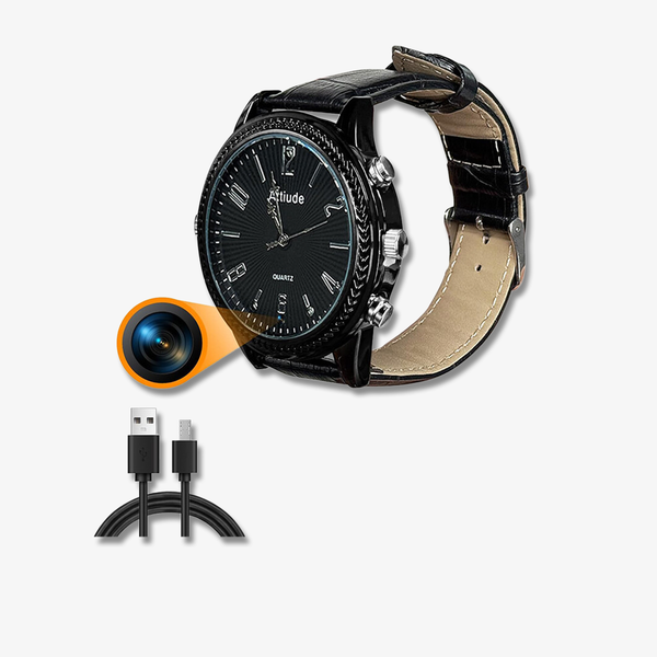 HD Camera Watch – 1080P with 16GB Built-in Storage