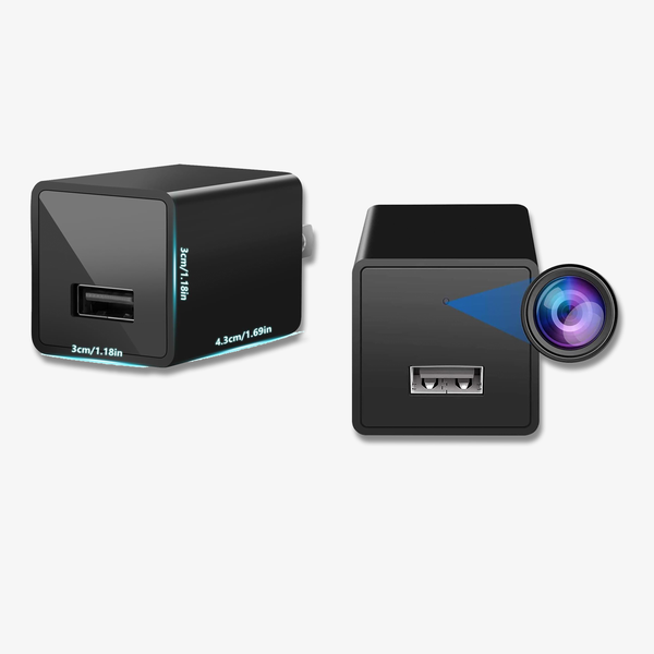 USB Charger Spy Cam – 1080P WiFi Camera with Live App Feed